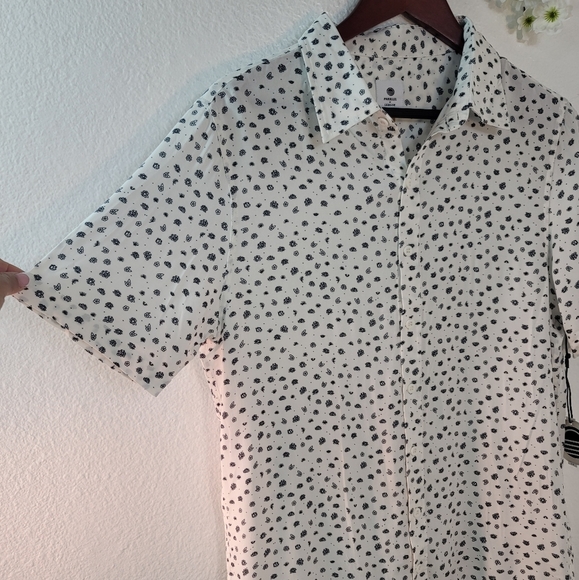 PARALLEL X LEAGUE THE DUKE WOVEN WHITE/BLACK MEN'S SIZE SMALL NEW WITH TAGS - Picture 14 of 16